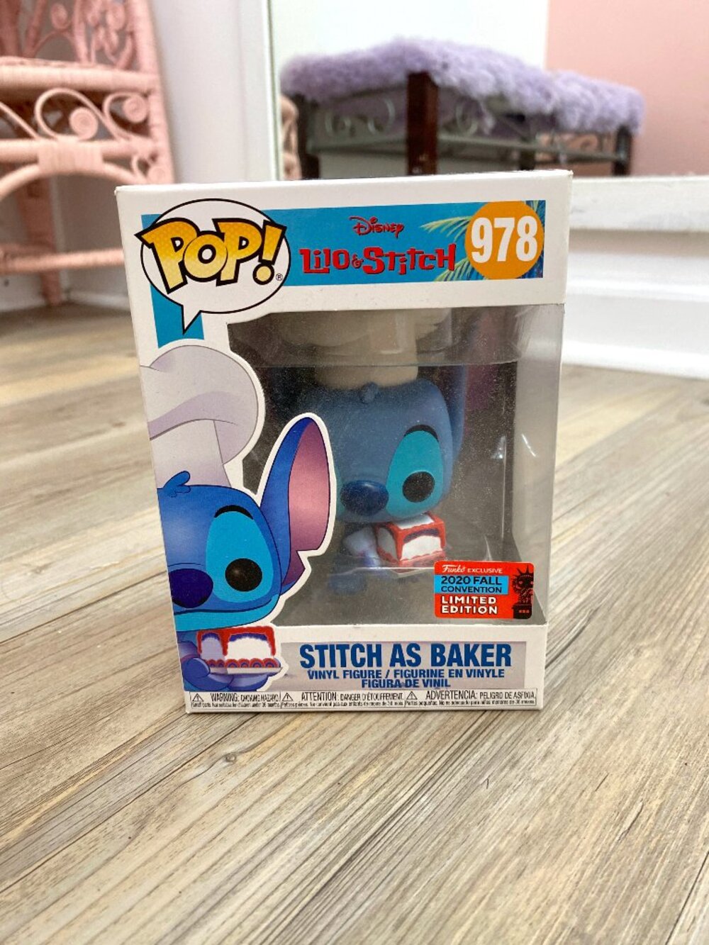Funko Pop Stitch as Baker Collectable Figurine
